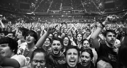 El p&uacute;blico del pasado 23 de mayo en el Barclaycard Center, el concierto que da contenido al nuevo disco. 