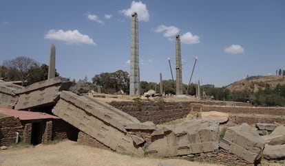 Ruinas de Aksum, en el norte del país y uno de los principales reclamos turísticos.