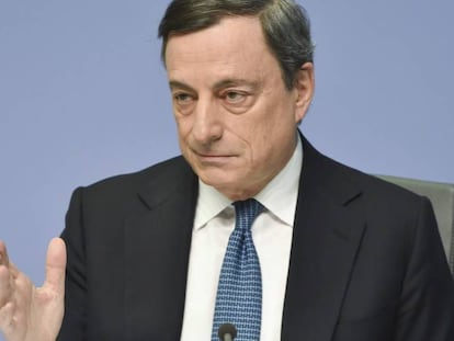 El presidente del Banco Central Europeo (BCE), Mario Draghi. 