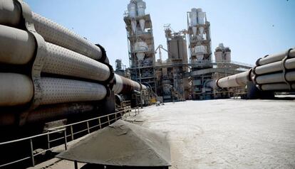 La planta de la cementera Cemex en Toledo