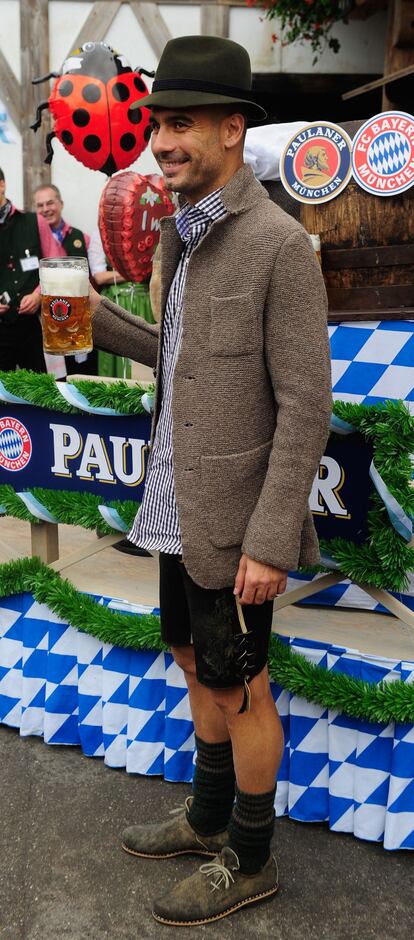 Guardiola, durante el Oktober Fest de Munich, el pasado mes de octubre.