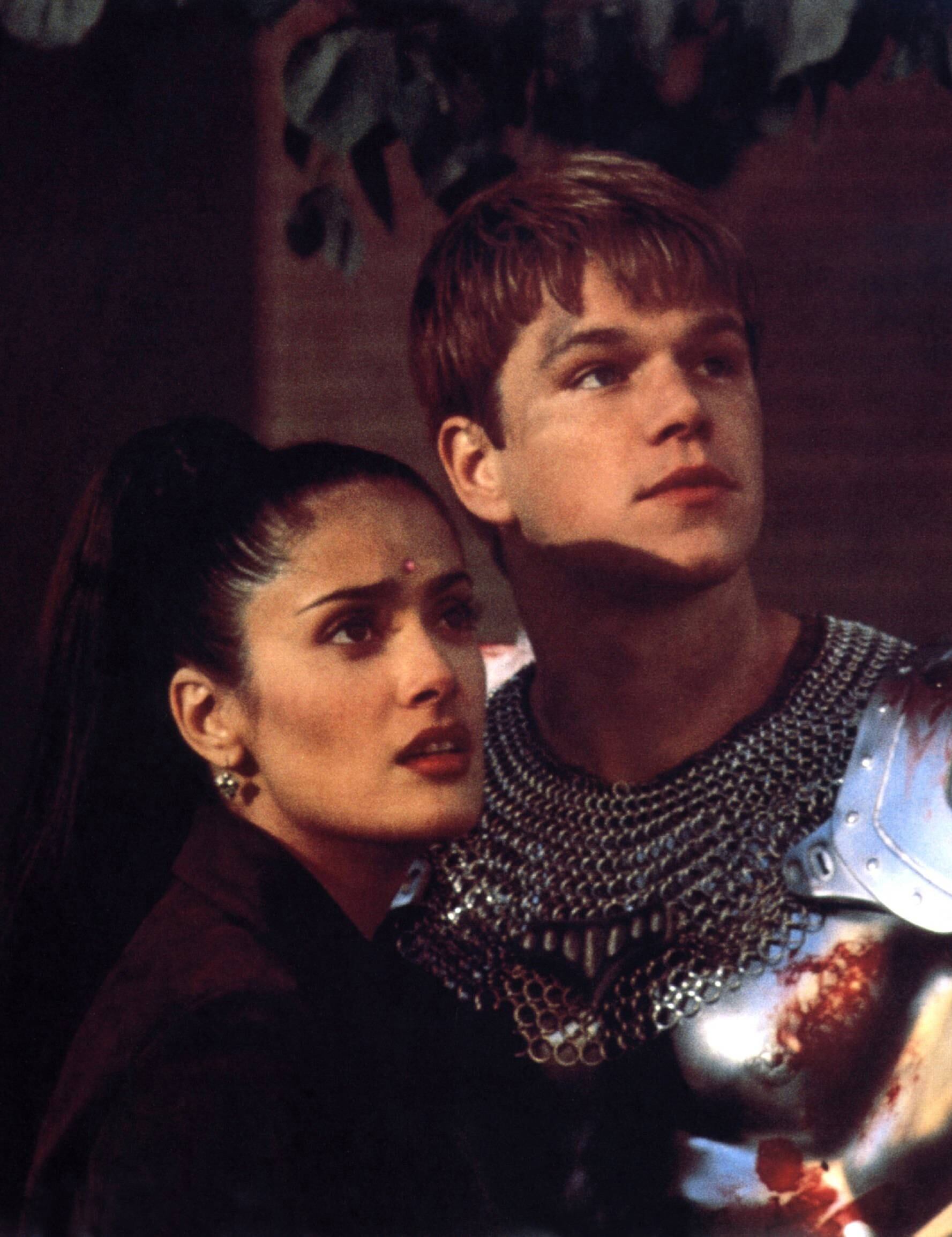 Salma Hayek y Matt Damon, en 'Dogma'.