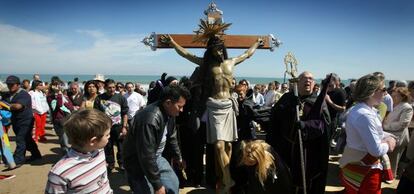 Una imagen de archivo de la Semana Santa Marinera de Valencia.
