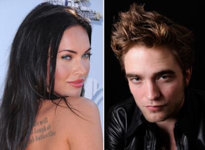 Megan Fox y Robert Pattinson.