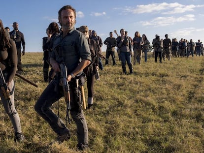 Fotograma del último episodio de la octava temporada de 'The Walking Dead'.