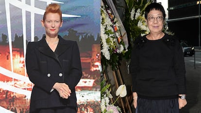 La británica Tilda Swinton y la hongkonesa Ann Hui.