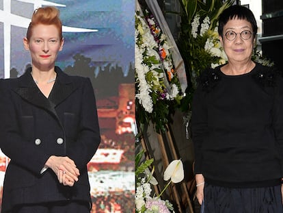 La británica Tilda Swinton y la hongkonesa Ann Hui.