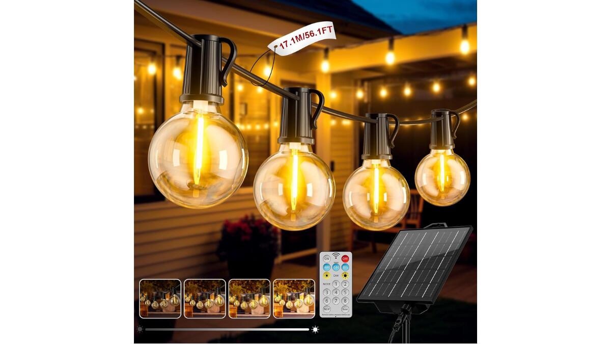 Guirnalda de luces LED.