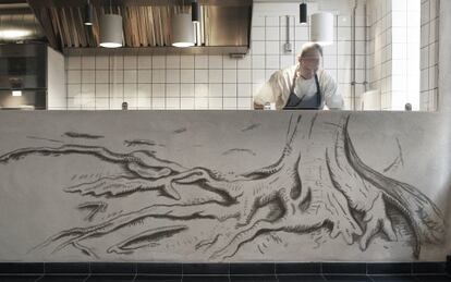 Cocina del restaurante Marv & Ben, en el centro histórico de Copenhague.