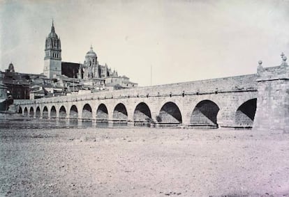 Puente romano sobre el río Tormes, en Salamanca.