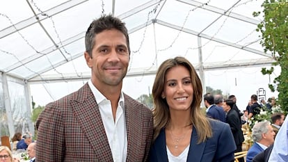 Fernando Verdasco y Ana Boyer en Madrid, el 21 de octubre de 2022.