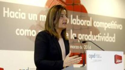 La ministra de Empleo y Seguridad Social, Fátima Báñez. EFE/Archivo