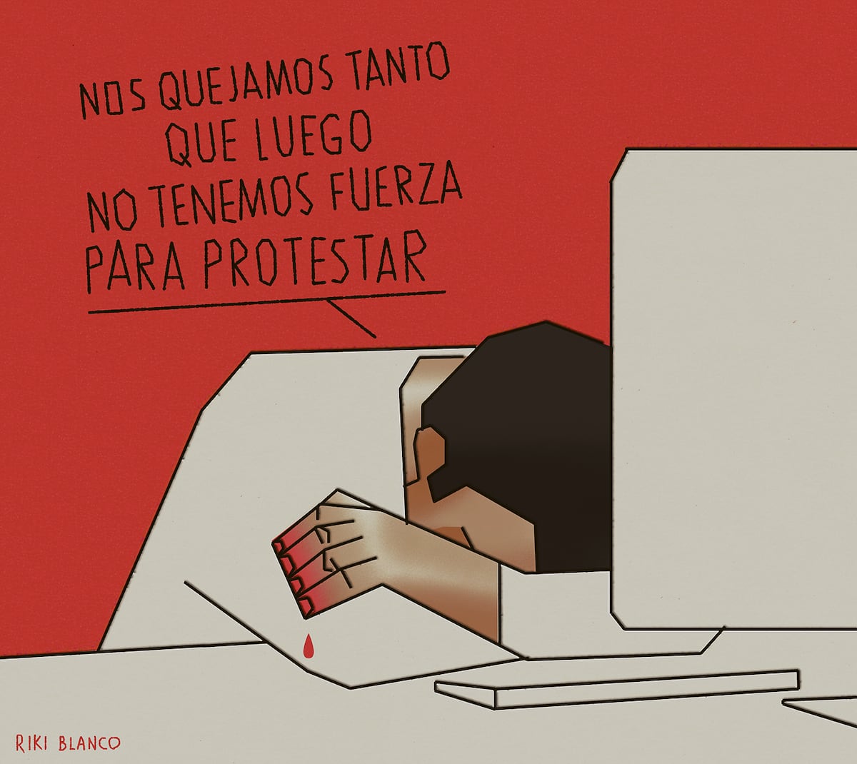 Riki Blanco: nos quedamos sin fuerzas