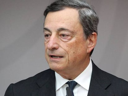 Mario Draghi, presidente del BCE. 