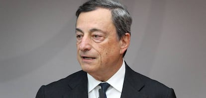 Mario Draghi, presidente del BCE. 