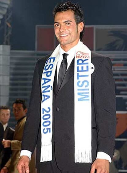 Borja Alonso, el día en que fue elegido Mister España.