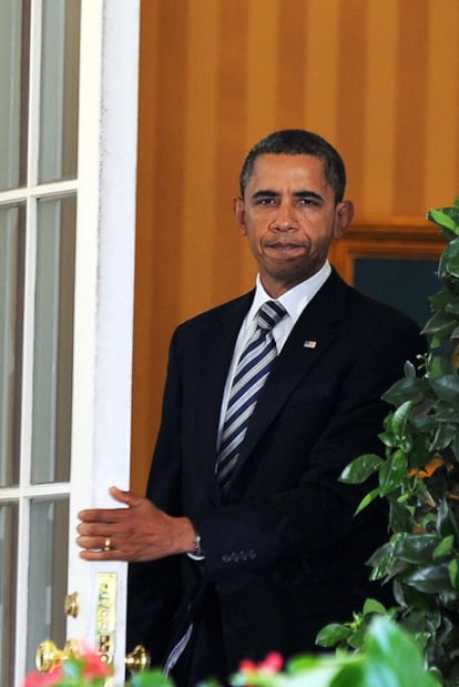 Obama, en la Casa Blanca.