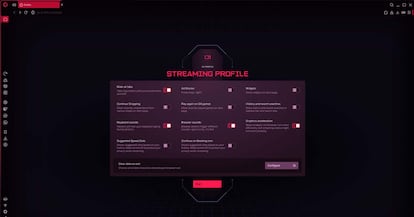 Uso de Perfil de Streaming en Opera GX