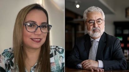 Leonarda Villalobos y Luis Hermosilla