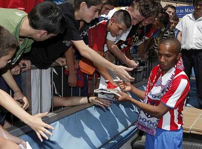 Assunção, ayer durante su presentación en el Calderón.