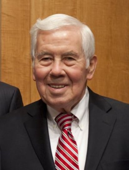 El veterano senador republicano por Indiana, Richard Lugar.