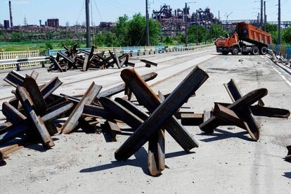 Azovstal plant in Mariupol.