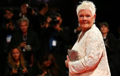 Judi Dench, en el estreno de &quot;Victoria and Abdul&quot; en Venecia.