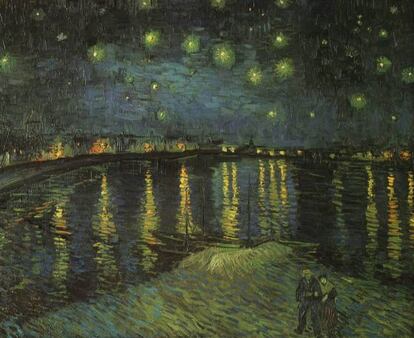 'Noche estrellada sobre el Ródano', de Van Gogh (1889).