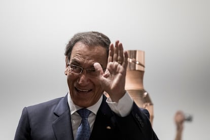 Martín Vizcarra durante una visita a Madrid en 2019.