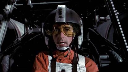 Denis Lawson, en la piel de Wedge Antilles, en la saga original.