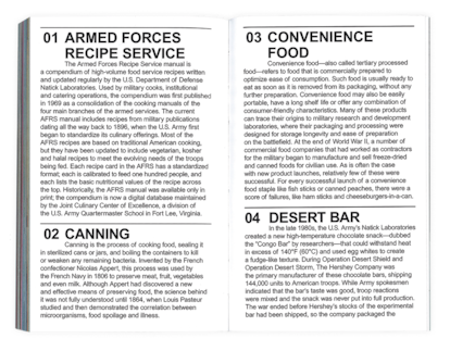 'Better Food for Our Fighting Men', RVB Books, Matthieu Nicol.