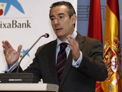 El director general de CaixaBank, Juan Antonio Alcaraz