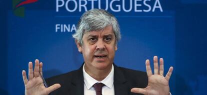 El ministro de finanzas portugués, Mario Centeno, también presidente del Eurogrupo.