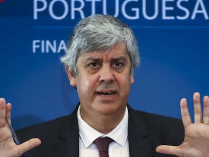 El ministro de finanzas portugués, Mario Centeno, también presidente del Eurogrupo.