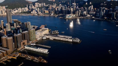 Vista panorámica de la ciudad de Hong Kong.