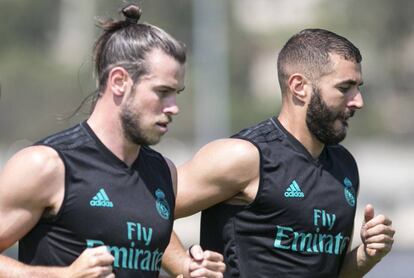 Benzema y Bale, en Los &Aacute;ngeles. 