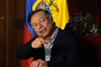Gustavo Petro en Bogotá, el 4 de agosto.