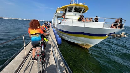 Barco para volver al puerto Tomás Maestre.
