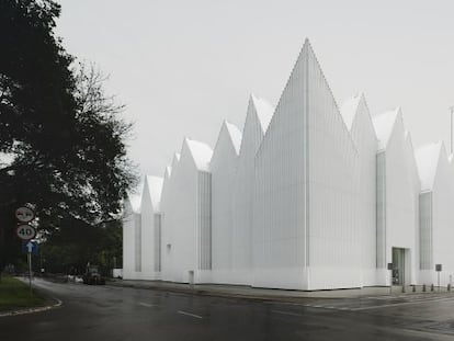 Edificio para la Filarm&oacute;nica de Szczecin (Polonia), de Fabrizio Barozzi y Alberto Veiga, uno de los finalistas de los premios Mies van de Rohe. 