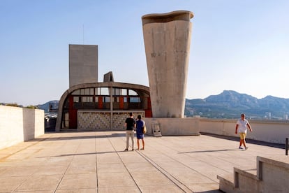 Azotea de La Cité Radieuse, de Le Corbusier en Marsella.