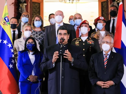 Nicolás Maduro na quinta-feira passada em Caracas (Venezuela).