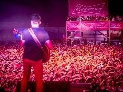 El concierto de Supersubmarina en 2015.