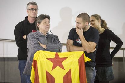 Roda de premsa de la CUP després del consell polític.