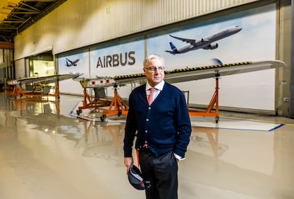 Scherer, en la planta de Airbus en Getafe.