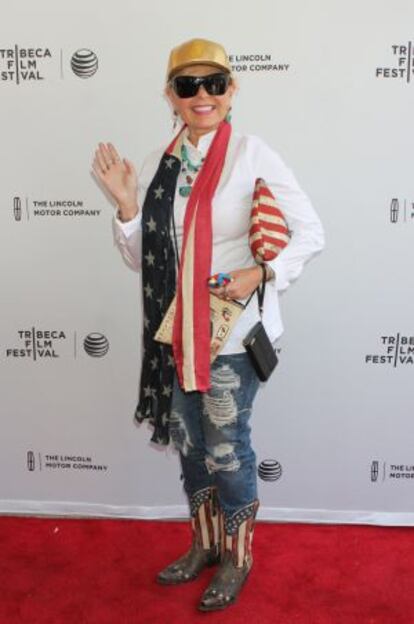 Roseanne Barr en el estreno de la cinta "Roseanne For President!" en el festival de cine Tribeca.