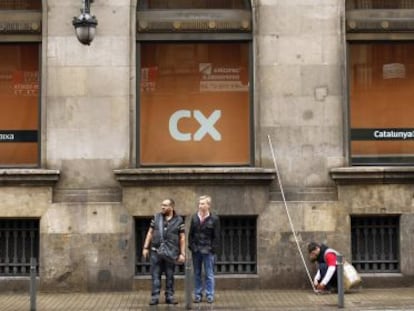 Sede central de CatalunyaCaixa en Barcelona.