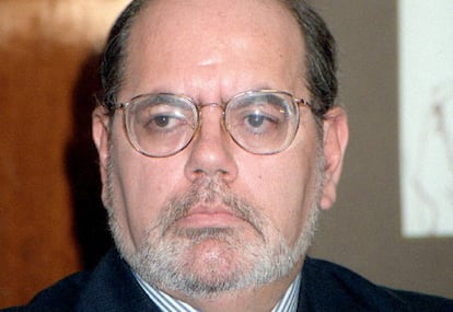 Imagen de archivo de periodista José Luis Martín Prieto, tomada en 1995.