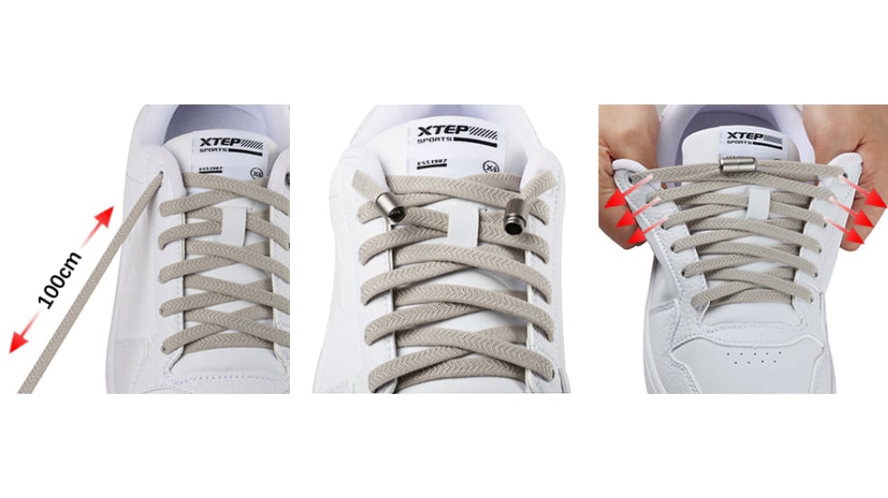 El broche de metal se ajusta solo la primera vez.