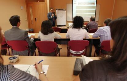 Alumnos del MBA de la escuela de negocios madrileña ESIC.