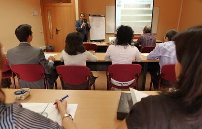 Alumnos del MBA de la escuela de negocios madrile&ntilde;a ESIC.